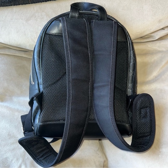 Gucci Web Ophidia backpack in GG supreme canvas and leather - Picture 3 of 14